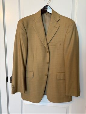 Arnold Brant Classic Men's Tailored Blazer Sport Coat - Tan